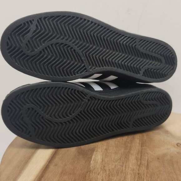 Adidas PRO MODEL GOLD Black Leather Sz 7.5 Men's Shoes B39368 Hi Top Sneakers - Picture 8 of 10